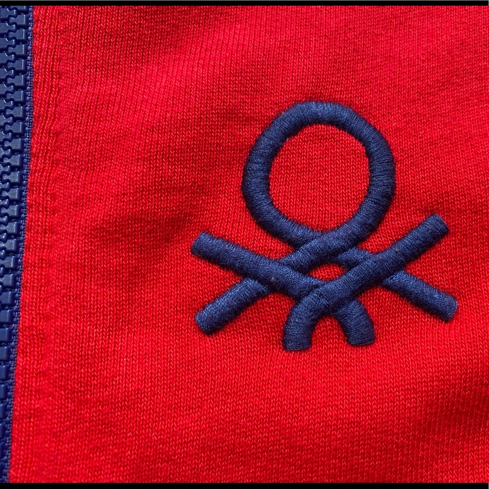 United Color of Benetton Boys Long Sleeve Sweatshirt with Zipper  Size L(8-9) - Picture 7 of 7